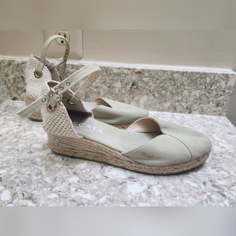 Espadrille Wedges with Ankle Strap